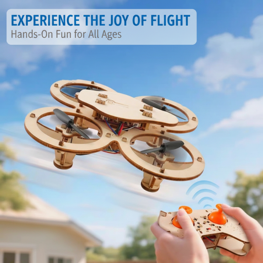 🎓💥 50% KORTING! Dit bouwpakket maakt van je kind een mini-ingenieur – en de drone? Die blijft in de lucht alsof hij een eigen wil heeft! Stabiele afstandsbediening, geen crashes, alleen trots!