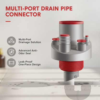 💥Today Only: 50% Off⏰Easy Install Multi-Port Drain Pipe Connector