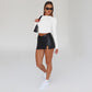 🎁2026 Nieuw binnen 50% KORTING💥Slim fit crop top set voor dames