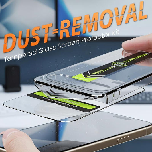 Stofverwijderende screenprotector van gehard glas