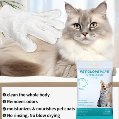 ✨🐾 Van vieze poten naar een frisse vacht in één beweging – deze wegwerp handschoen-doekjes zijn zacht, natuurlijk en perfect voor onderweg. 50% KORTING!