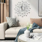 💫Stijlvolle Strass-Wandklok | Stil & Elegant Voor Jouw Interieur🕰️✨