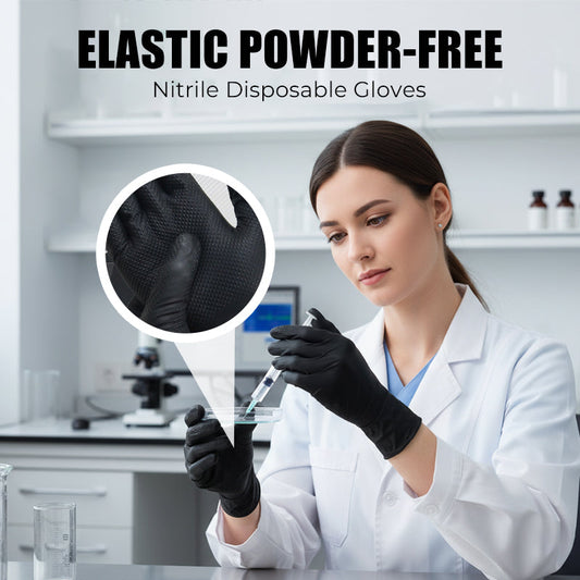 🧪🛡️ 50% KORTING! Stop met het wisselen van handschoenen die na 5 minuten scheuren! Deze verdikte nitril handschoenen zijn zuur- en oliebestendig, poedervrij, en geven grip in natte én droge omstandigheden – als een ademend pantser voor je handen!