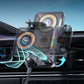 Slimme 2-in-1 telefoonhouder voor in de auto met draaifunctie en draadloze oplader