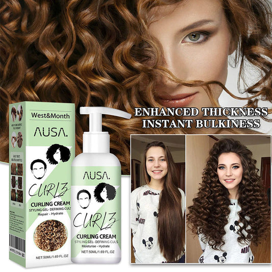 💁‍♀️✨ 50% KORTING! Nooit meer pluizig of futloos krullend haar! Deze krulcrème met keratine definieert je krullen, hydrateert diep en houdt ze de hele dag in model – zonder plakken of harde crunch!