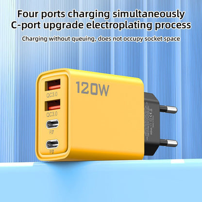 ⚡Draagbare snellader🔥Type C/USB A dubbele poortadapter🔌