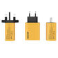 ⚡Draagbare snellader🔥Type C/USB A dubbele poortadapter🔌