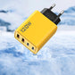 ⚡Draagbare snellader🔥Type C/USB A dubbele poortadapter🔌