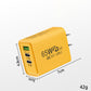 ⚡Draagbare snellader🔥Type C/USB A dubbele poortadapter🔌