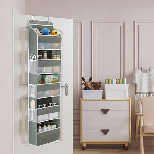 🚪✨ 50% UIT! Stop met het stapelen van troep in hoekjes! Deze 5-laags hangende organizer hangt achter elke deur of in elke kast, en ineens heb je een extra kast waar je niet eens voor hoeft te verbouwen!