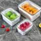 🍓✨ 3-delige set fruitbakjes – met uitneembaar vergiet, lekvrij en stapelbaar