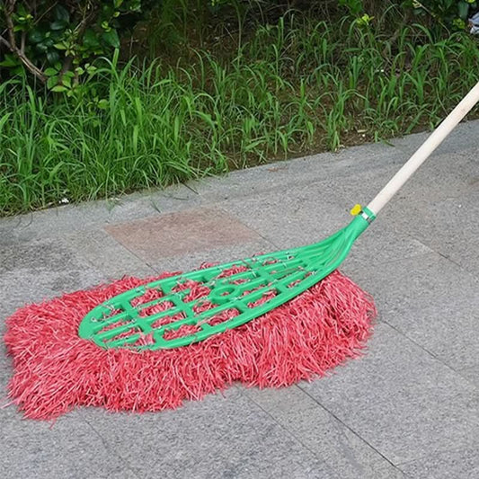 Extra grote zachte kunststof bezemkop voor buitengebruik
