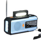 Noodweerradio op zonne-energie met handzwengel