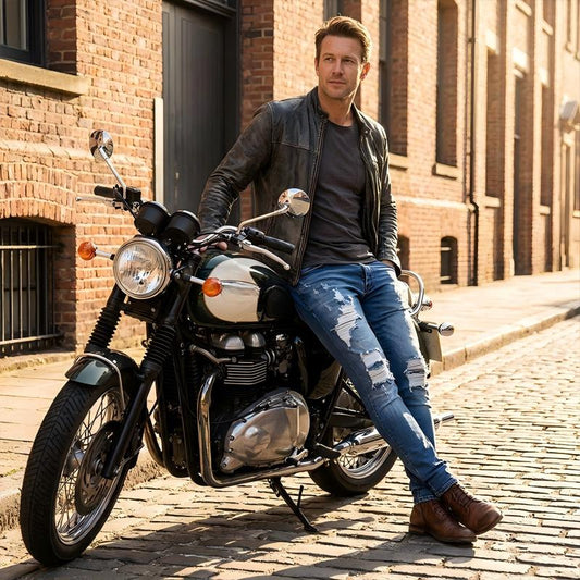 🎁2026 Nieuw binnen 50% KORTING💥Stijlvolle ripped skinny jeans voor heren