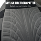 ✅ Koop meerdere sets – bespaar nog meer! 🚗 Autostoelhoezenset met Bandenprofiel Patroon