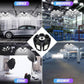Heldere led-garagelamp met buigbare panelen