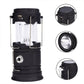 🔦☀️ Uitschuifbare kampeerlamp op zonne-energie – perfect voor kamperen en noodgevallen! ⛺🚨