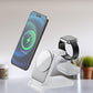 ⚡📱 50% KORTING! Nooit meer kabelwirwar! Deze 3-in-1 opvouwbare magnetische oplader laadt telefoon, smartwatch én oordopjes tegelijk op – 15W snelladen, overal mee naartoe!