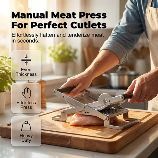 🥩 Slimme vleesroller | Maak perfecte steaks en gehakt – makkelijk en snel! ⚡