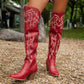 Kniehoge cowboylaarzen