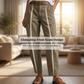 Hoge taille, taps toelopende utility-broek voor dames