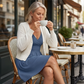 🥳💃 Laatste dag! 50% KORTING! Deze geribbelde jumpsuit laat je benen eindeloos lijken, en het verborgen broekje zorgt dat je nooit meer bang bent voor een windvlaag! Ademend, flatterend, en je billen kruipen nergens heen!