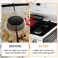 🍳🧽 Gasfornuis branderbeschermers | Hittebestendig tot 260°C | Teflon anti-aanbak | Vaatwasserbestendig | Op maat knippen | 50% KORTING!