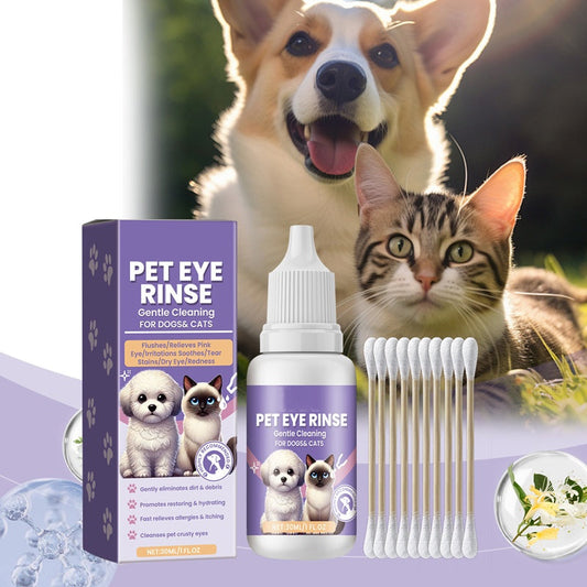 Milde oogspoeling voor honden en katten