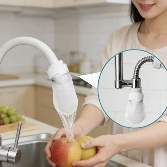 💧🚫 50% KORTING! Stop met het drinken van onzichtbare troep! Dit filter vangt roest, algen en zwevende deeltjes, klikt in seconden op je kraan – geen gereedschap, direct schoon water.