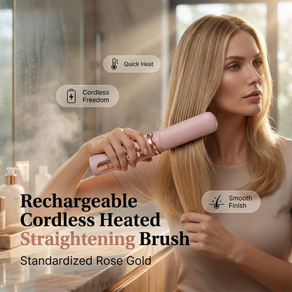 Oplaadbare draadloze stijltang met verwarming