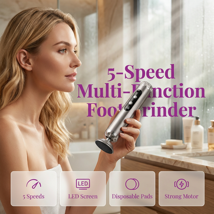 🦶⚡ 50% KORTING! Alsof je een salon-pedicure in een apparaatje hebt dat elke eeltplek in seconden wegslijpt! 5 snelheden, geen vieze handen, en je voeten voelen als zijde.