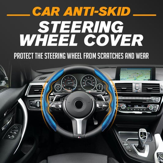 🚗🧤 50% KORTING! Alsof je een onzichtbaar pantser om je stuur spant dat nooit meer wegglijdt! Deze koolstofvezel lederen hoes met antislip grip maakt elke ochtendrit koeler, veiliger, en een stuk luxer.