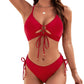 Sexy bikini set met vetersluiting voor dames
