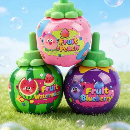Bubbelspeelgoed voor buiten met fruitmotief