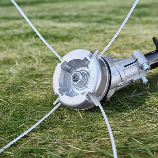 🔩⚡ 50% KORTING! Stop met het teruglopen naar de schuur omdat je nylon draad weer gebroken is! Deze zware aluminium trimmerkop met 4 lijnen vreet door dik gras en onkruid alsof het niets is – geen roest, geen breuk, geen gedoe met spoelen!
