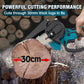🌲🔋 50% KORTING! Zaag door 30cm dikke stammen met deze 6-inch mini-kettingzaag – 2 accu's, 2580W vermogen, borstelloze motor, automatische kettingsmering. Licht, sterk en snoerloos!