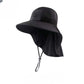 🧢☀️ Hoed met brede rand, UPF 50+ bescherming en nekbeschermer 🛡️