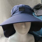 🧢☀️ Hoed met brede rand, UPF 50+ bescherming en nekbeschermer 🛡️