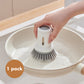🔄🧽 Eén draai en schoon! De hangende pottenborstelset die uw gootsteen opruimt én uw pannen laat stralen! ✨