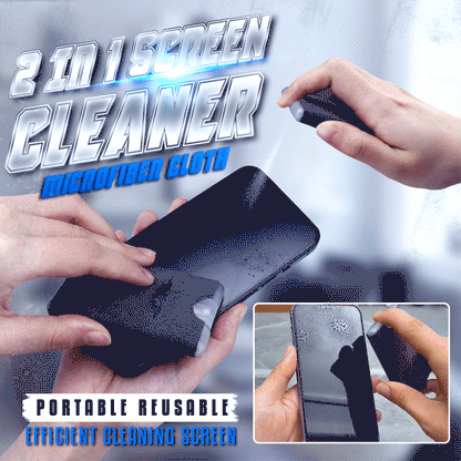 ✨ Stop met vieze schermen en pluizende doekjes! Dé draagbare 2-in-1 schermreiniger + microvezeldoek – verwijdert vingerafdrukken, vet & stof zonder krassen.⏳ Tijdelijke actie: koop 1 krijg 1 gratis – alleen vandaag!