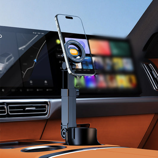 Auto bekerhouder telefoonhouder – 360° verstelbaar, sterke N52 magneet, bediening met één hand, past op alle telefoons, stabiele magnetische en klem-modellen voor veilig rijden