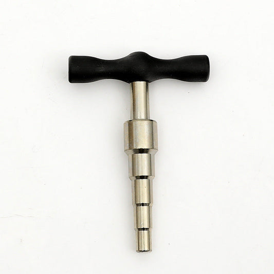 🛠️💧 50% KORTING! Stop met het knoeien met drie verschillende tools voor één klus! Deze T-greep pijpruimer met metalen conische kop maakt van elke buis een perfect gladde, lekvrije verbinding – in één beweging, elke diameter!