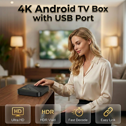 📺🔥 TIJDELIJKE AANBIEDING 50% KORTING! Stop met het betalen voor een dure smart tv! Deze Android-box met 4K HDR en Bluetooth maakt van elke oude tv een razendsnelle streaming-machine met gaming-power.