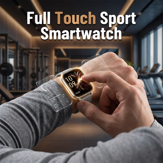 📱💪 50% KORTING! Deze smartwatch met volledig touchscreen meet je hartslag, telt elke stap, en is zó slim dat je dokter jaloers wordt – jouw gezondheid op je pols, spotgoedkoop!