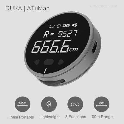 📏⚡ 50% KORTING! Nooit meer gedoe met een meetlint! Deze elektronische meetlat van 35 g meet tot 99 m met 0,5% precisie – precies, draadloos en altijd bij de hand!
