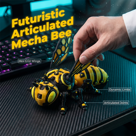 🐝🤖 50% KORTING! Dit is geen insect, dit is een mecha-monster! Demonteerbare gewrichten, futuristisch design – alsof Optimus Prime een bij heeft verwekt! Je bureau wordt een slagveld van coolheid!