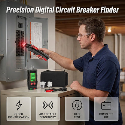 🔌🔍 Stopcontact- & zekeringdetector | Test stopcontacten, spoort groepen op | Snel resultaat in seconden | Multifunctioneel | 50% KORTING!