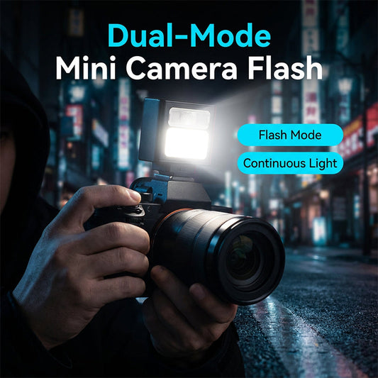 ⚡📸 50% KORTING! Oplaadbare Zakflitser – GN20, 1.5s recycleertijd, 200 flitsen per lading. Compatibel met Canon, Nikon, Sony, Fuji. Compact & USB-C oplaadbaar!