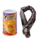 Prank Potato Chip Can with Jump Scare Snake