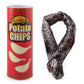 Prank Potato Chip Can with Jump Scare Snake